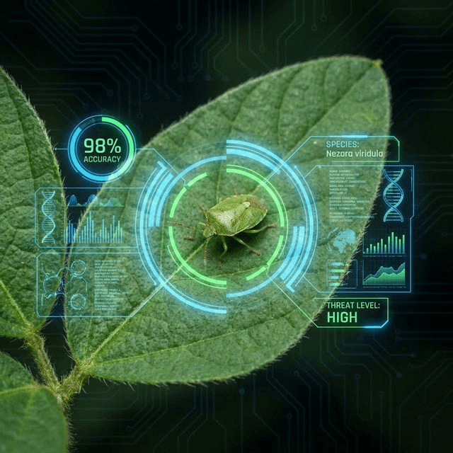 Análise micro com scanner e alerta